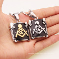 Hot Sale Silver Jewelry Stainless Steel Jewelry Charms Freemason Fashion Pendants Necklace